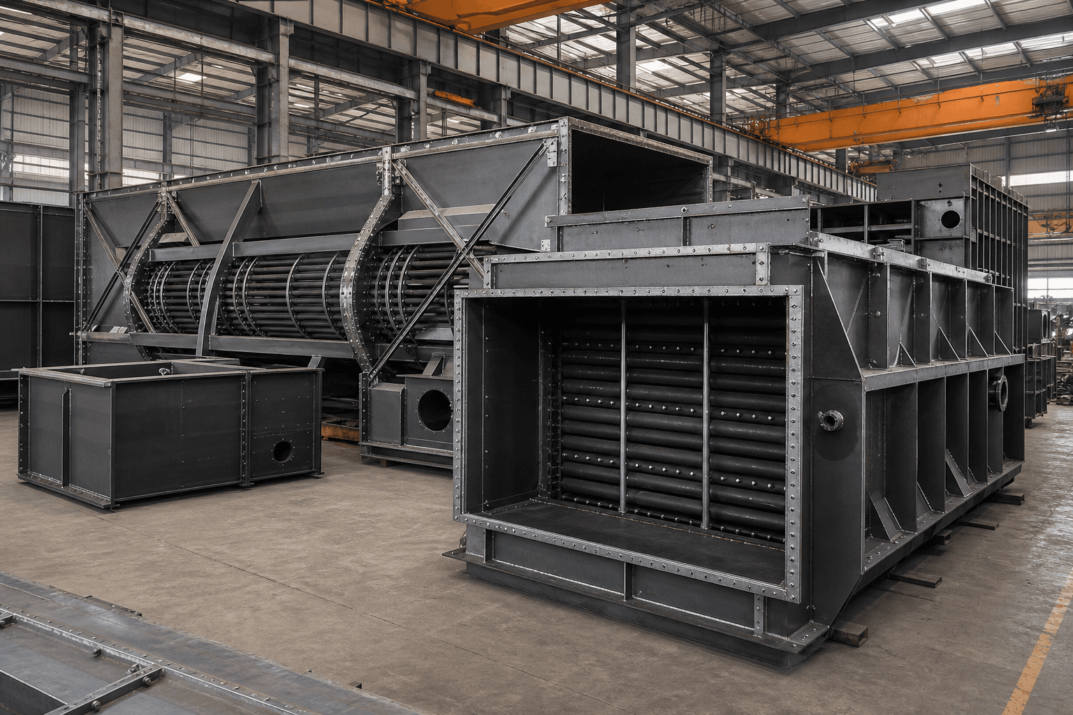 Representative air preheaters fabrication visual
