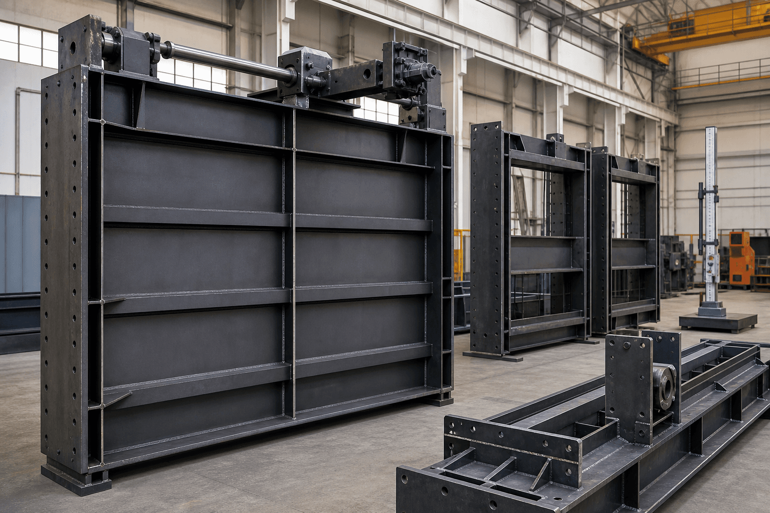 Representative gates and dampers fabrication visual